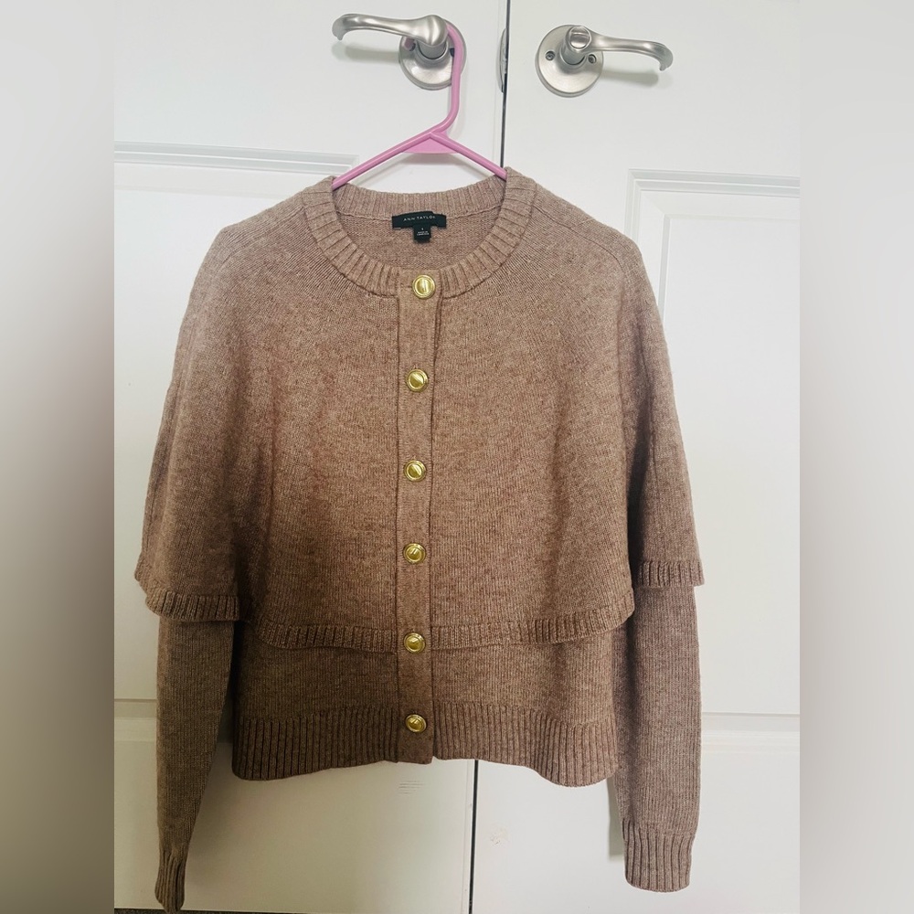 Size S Ann Taylor Petite Capelet Cardigan